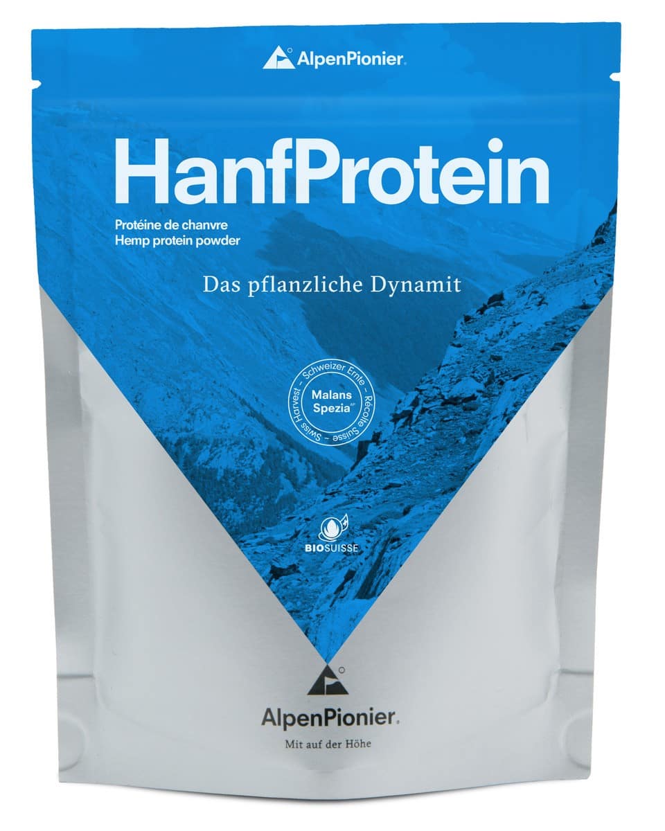 HanfProtein_400g_weiss_beschnitten HanfProtein Pulver AlpenPionier