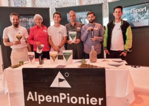 Präsentationsstand von AlpenPionier am AgroPreis 2018